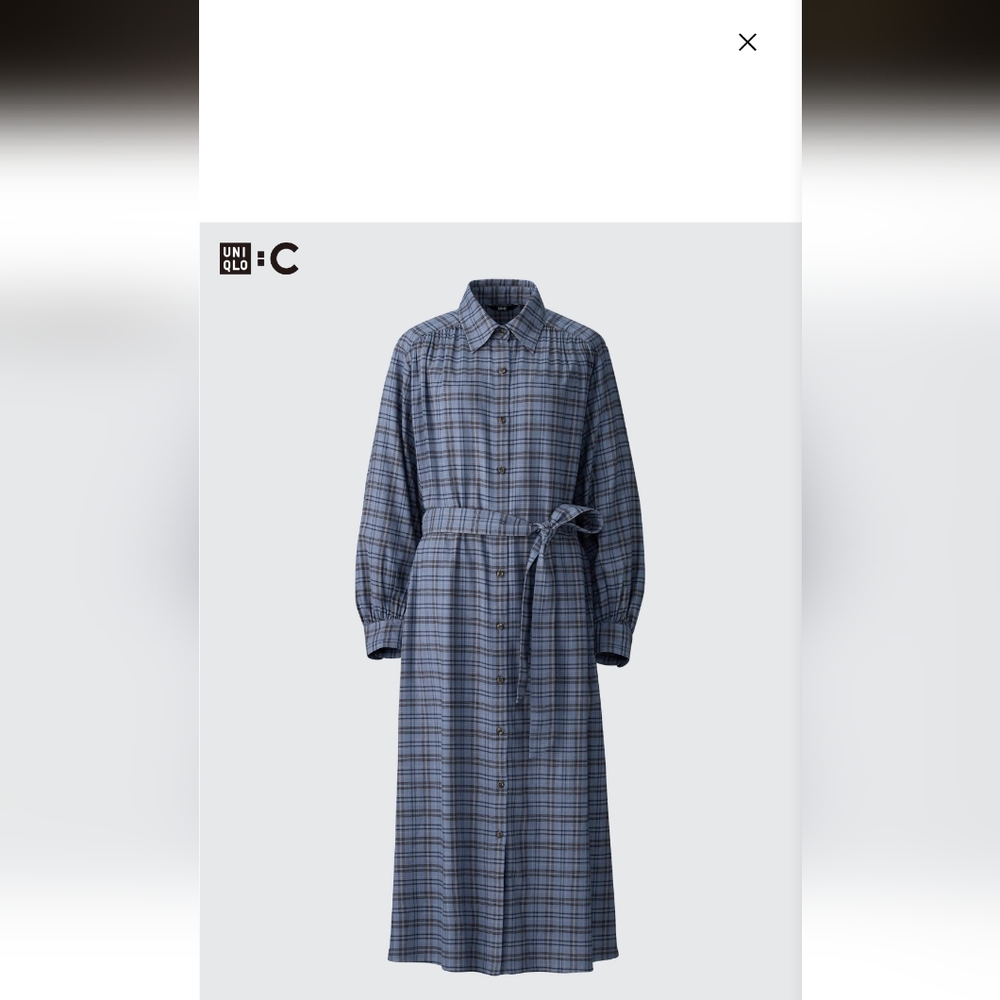UNIQLO : C Belted Shirt Dress